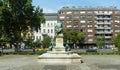 Hungary, Budapest, Janos Arany Monument in front of the Hungarian National Museum