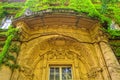 Hungary, Budapest, July 10, 2019. Vaidahunyad Castle in Varoshliget park.