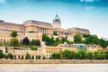 Royal Buda Castle, Danube river - Budapest, Hungary Royalty Free Stock Photo