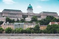 Royal Buda Castle, Danube river - Budapest, Hungary Royalty Free Stock Photo