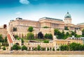 Royal Buda Castle, Danube river - Budapest, Hungary Royalty Free Stock Photo