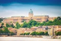 Royal Buda Castle, Danube river - Budapest, Hungary Royalty Free Stock Photo