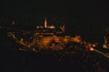 Hungary  Budapest  night  panorama Royalty Free Stock Photo