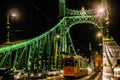 Hungary Budapest night Royalty Free Stock Photo