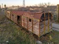 Hungary - Budapest - Old and abandoned Railways and trains Royalty Free Stock Photo