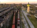 Hungary - Budapest - Old and abandoned Railways and trains Royalty Free Stock Photo