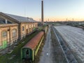 Hungary - Budapest - Old and abandoned Railways and trains Royalty Free Stock Photo