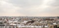 Hungary Budapest 28.02.2018. Panoramic view of Budapest city center view from the top Royalty Free Stock Photo