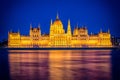 Hungary - Budapest Parliament panorama Royalty Free Stock Photo