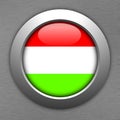 Hungary button Royalty Free Stock Photo