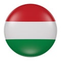 Hungary button Royalty Free Stock Photo