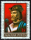 HUNGARY - CIRCA 1972: A stamp printed in Hungary shows Gyorgy Dozsa, circa 1972.