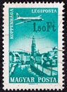 HUNGARY - CIRCA 1966: A stamp printed in Hungary shows Copenhagen, circa 1966. Royalty Free Stock Photo