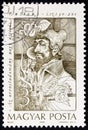 HUNGARY - CIRCA 1989: A stamp printed in Hungary shows Claudius Galenus anatomist and physiologist, circa 1989. Royalty Free Stock Photo