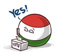 Hungary country ball voting yes