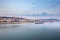 Hungary. Danube. Budapest morning view