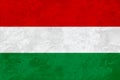 Hungary flag - marble texture