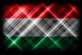 Hungary flag, national flag, modern flag Royalty Free Stock Photo