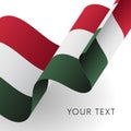 Hungary flag. Patriotic design. Vector.