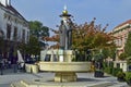 Hungary, fountain in Sopron Royalty Free Stock Photo