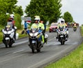 Hungarian Police Motorcyclist on BMW motorcycle.