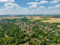 Hungary - Nagyborzsony NagybÃÂ¶rzsÃÂ¶ny - Borzsony hills BÃÂ¶rzsÃÂ¶ny hills and around the forest from drone view Royalty Free Stock Photo