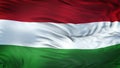 HUNGARY Realistic Waving Flag Background