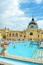 Hungary: Szechenyi bath spa in Budapest. Royalty Free Stock Photo