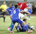 Hungary vs. Israel friendly football game Royalty Free Stock Photo