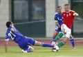 Hungary vs. Israel friendly football game Royalty Free Stock Photo