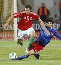 Hungary vs. Liechtenstein (5:0) Royalty Free Stock Photo
