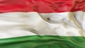 Hungary, Waiving Flag of Hungary