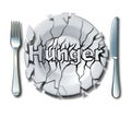 Hunger And Poverty Concept
