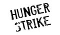 Hunger Strike rubber stamp Royalty Free Stock Photo