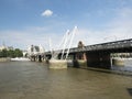 Hungerford Bridge and Golden Jubilee Bridges, London