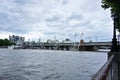 Hungerford Bridge located near London Eye, London, England.