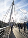 Hungerford bridge Royalty Free Stock Photo