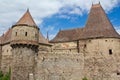 Huniade fortress towers Royalty Free Stock Photo