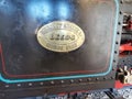 Hunslet engine Co leeds name plate Royalty Free Stock Photo
