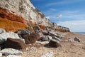 Hunstanton Cliffs in Norfolk.Great Britain.