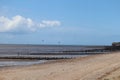 Beau flat scenery on the Norfolk coastline