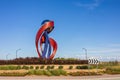 Hunter Brown\'s \'Life Blood\' sculpture unveiled in The Aurora Highlands public art park Royalty Free Stock Photo