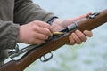 Hunter loading rifle