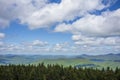The view of Hunter Mountain in the Catskills Royalty Free Stock Photo