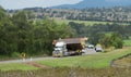 Bowers heavy haulage transporting very wide mining load