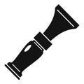 Hunter whistle icon, simple style Royalty Free Stock Photo