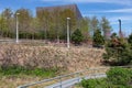 Hunters Point South Park during Spring in Long Island City Queens Royalty Free Stock Photo