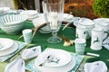 Hunters table setting Royalty Free Stock Photo
