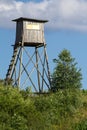 Hunting or birdwatching tower Royalty Free Stock Photo