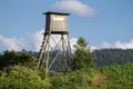 Hunting or birdwatching tower Royalty Free Stock Photo